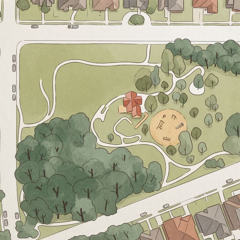 Illustrated map of Play Ground