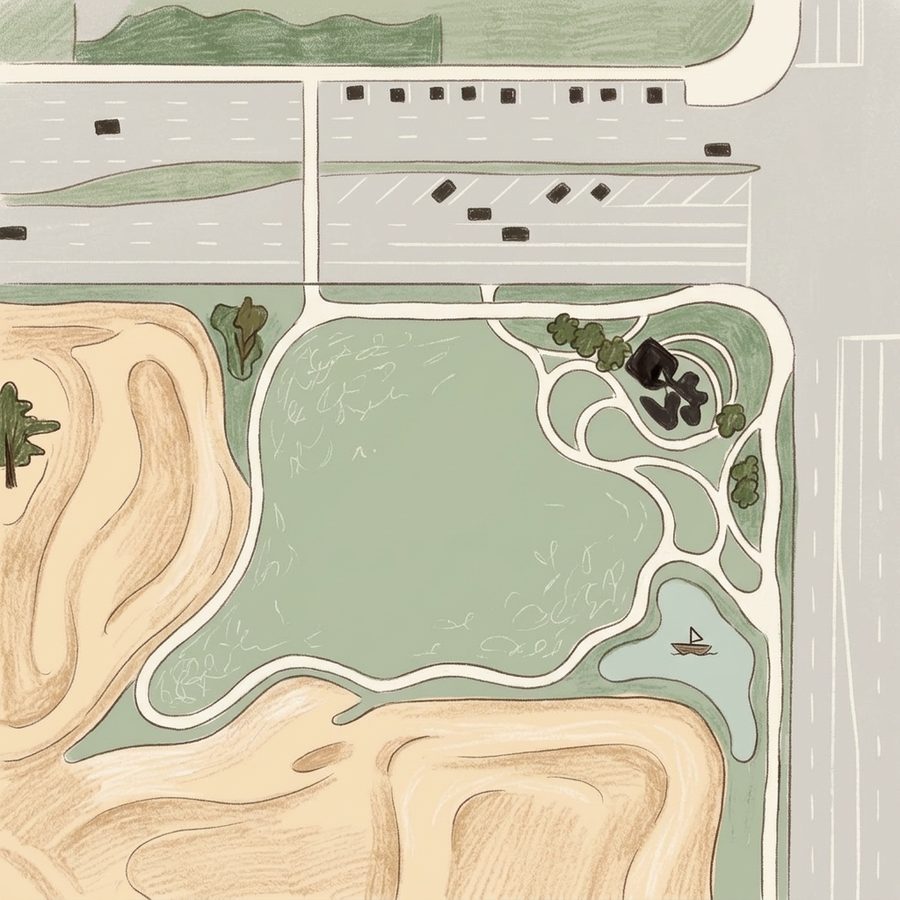 Illustrated map of Play Place
