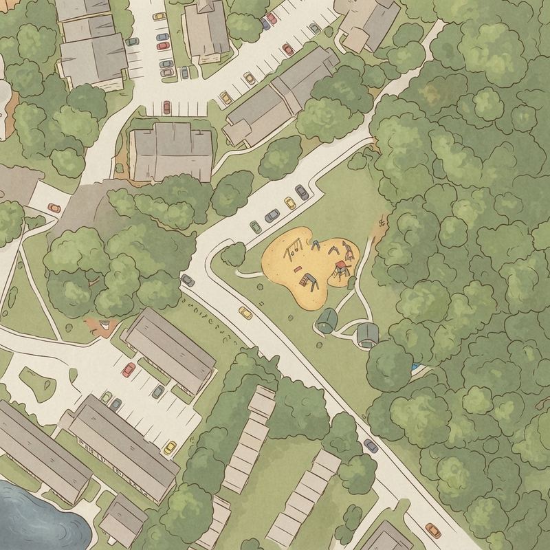 Illustrated map of Playground
