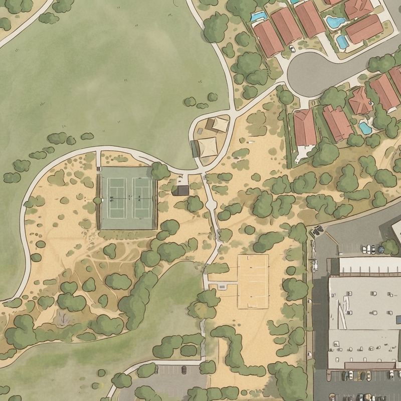 Illustrated map of Playground