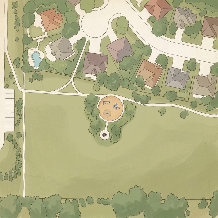 Illustrated map of Playground