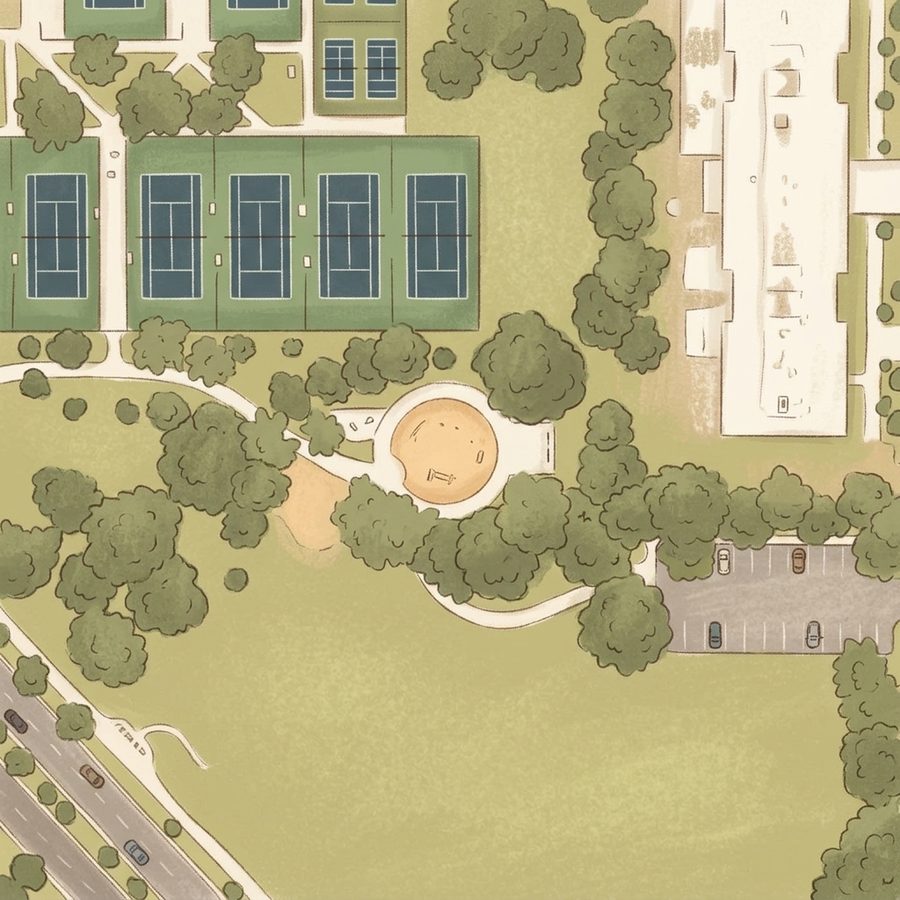 Illustrated map of Playground
