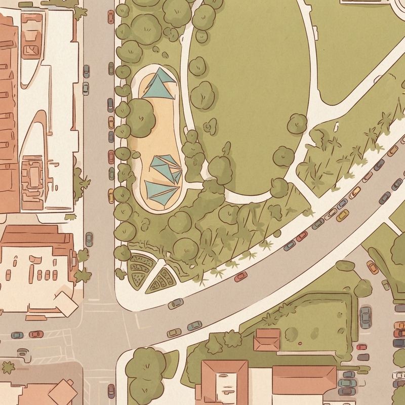 Illustrated map of Playground