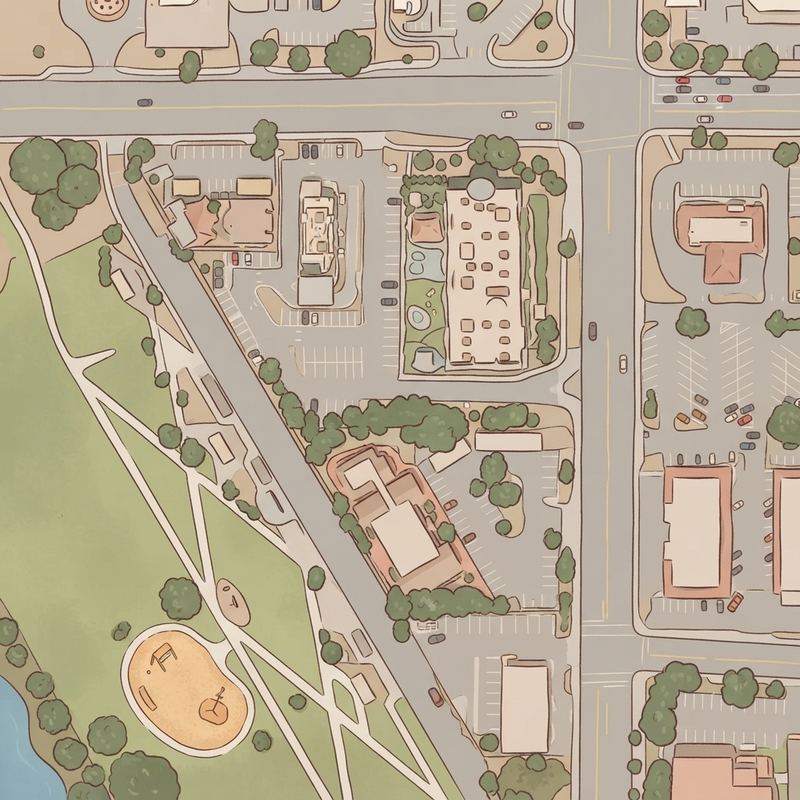 Illustrated map of Playground