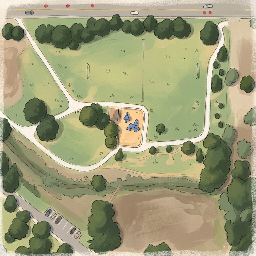 Illustrated map of Playground
