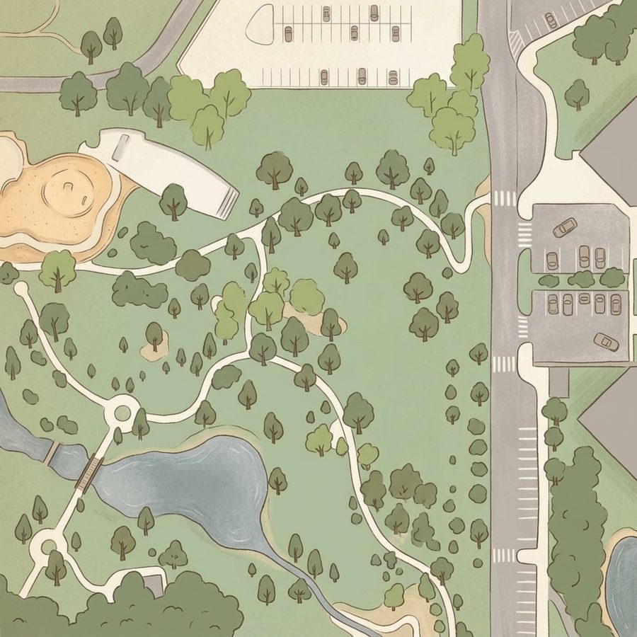 Illustrated map of Playground
