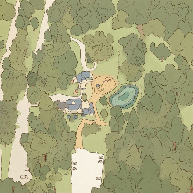 Illustrated map of Playground Greynolds