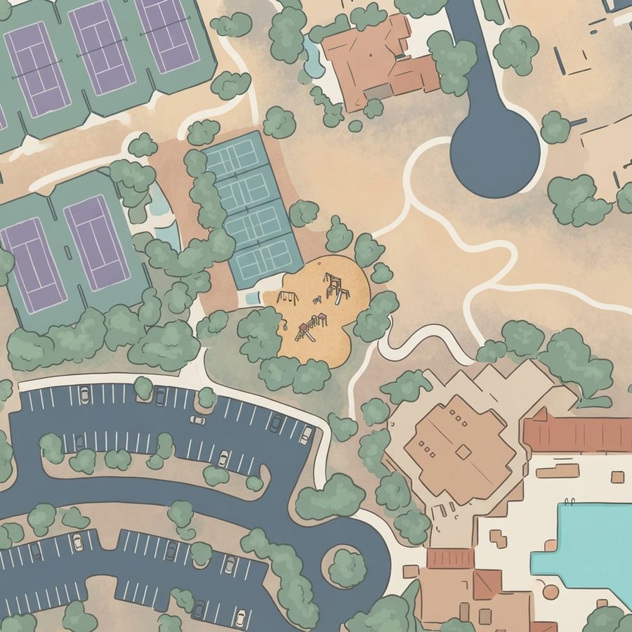 Illustrated map of Playground