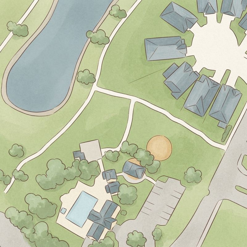 Illustrated map of Playground