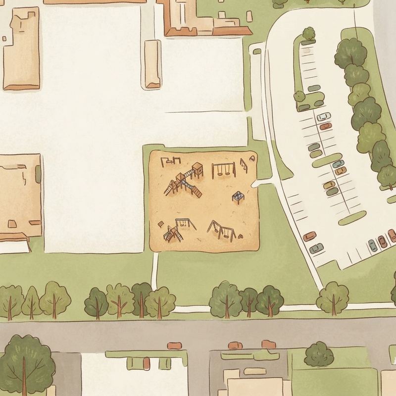 Illustrated map of Playground