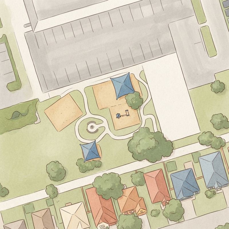 Illustrated map of Playground