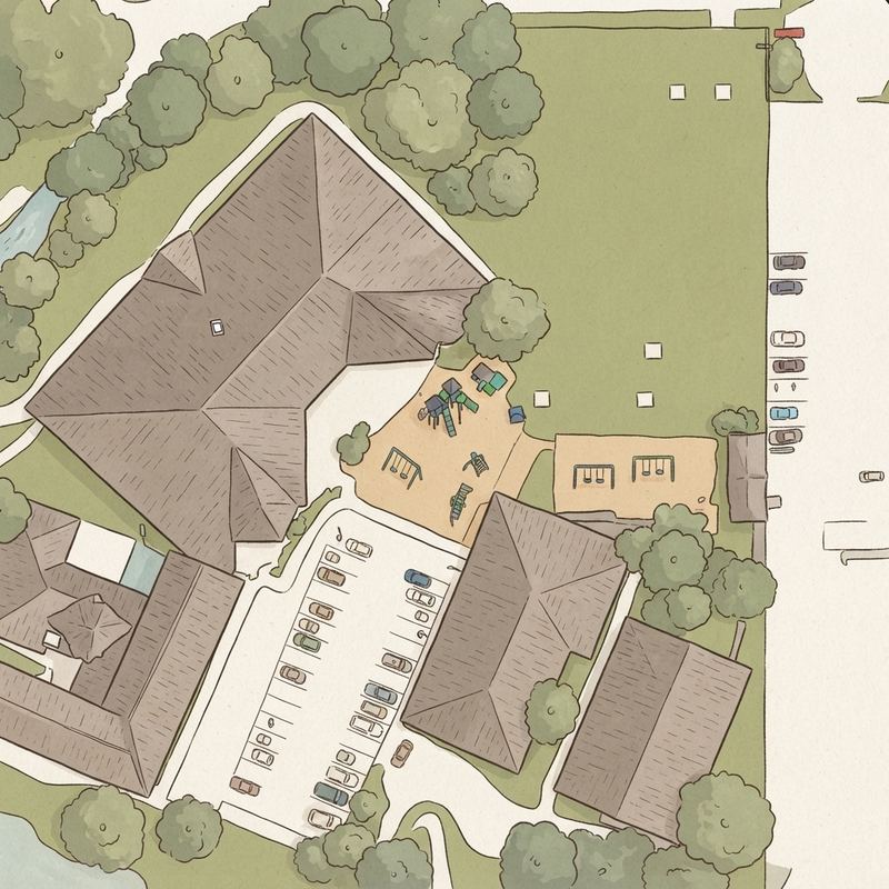 Illustrated map of Playground