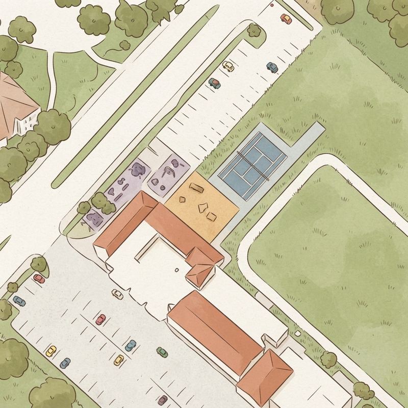 Illustrated map of Playground
