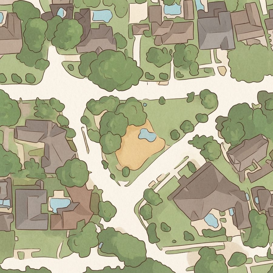 Illustrated map of Playground