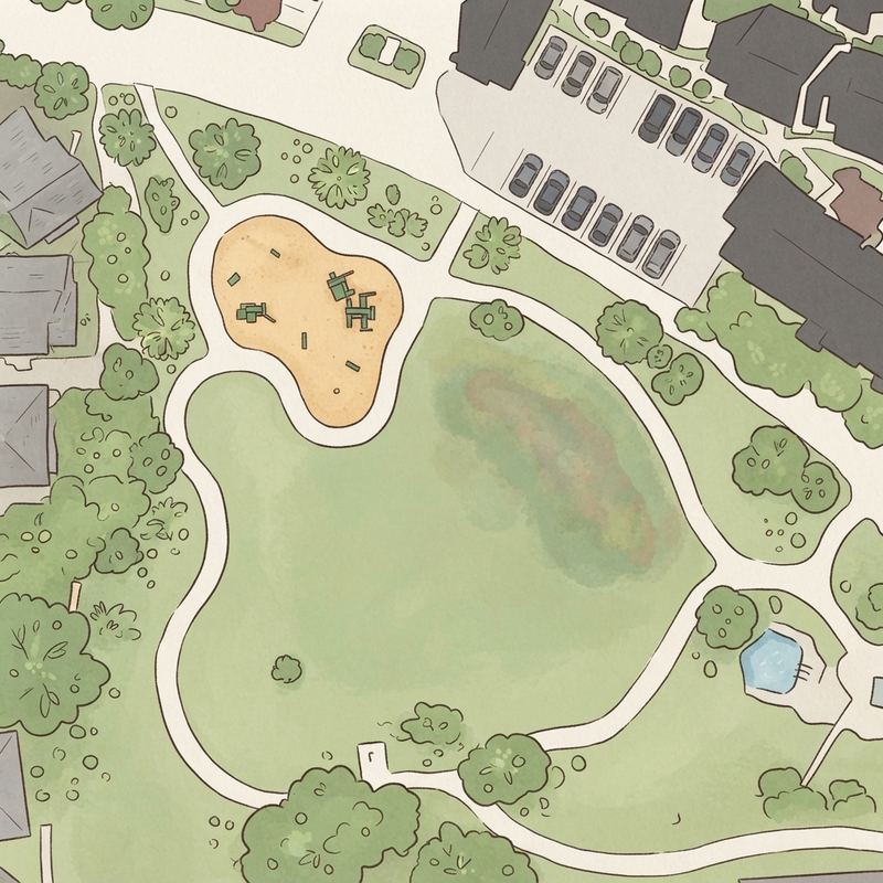 Illustrated map of Playground