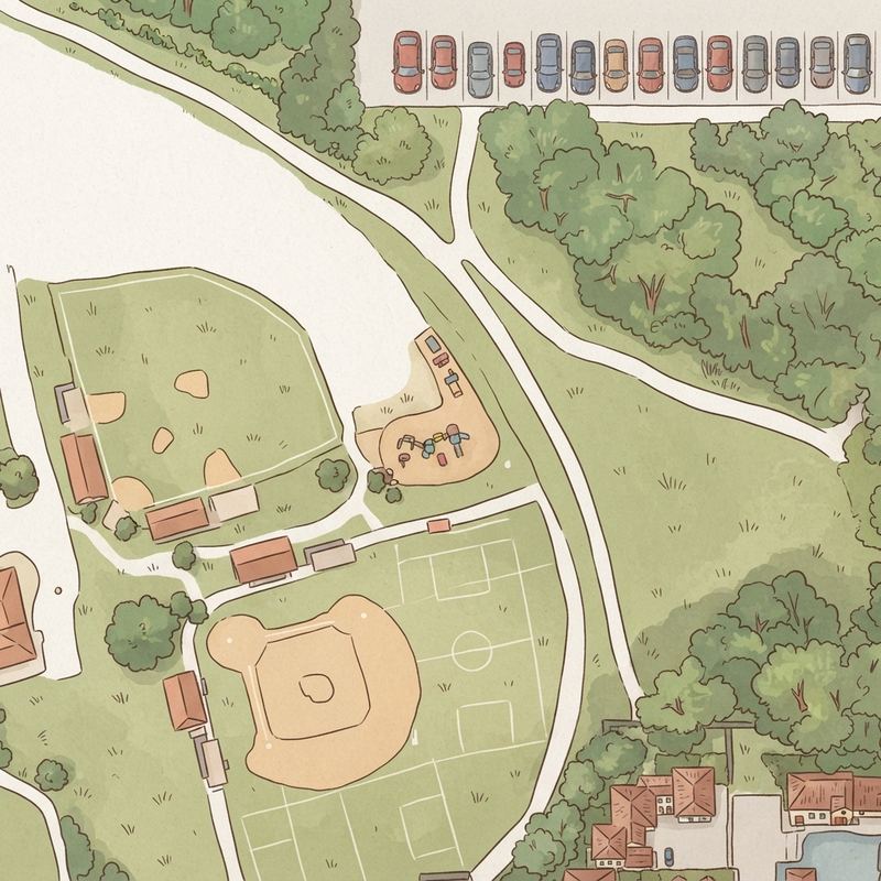 Illustrated map of Playground