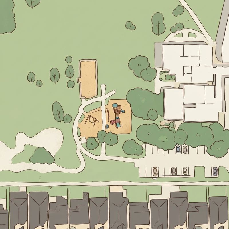 Illustrated map of Playground