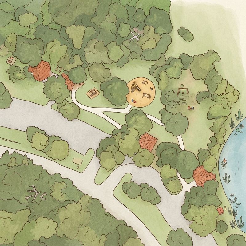 Illustrated map of Playground