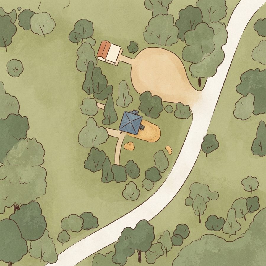 Illustrated map of Playground