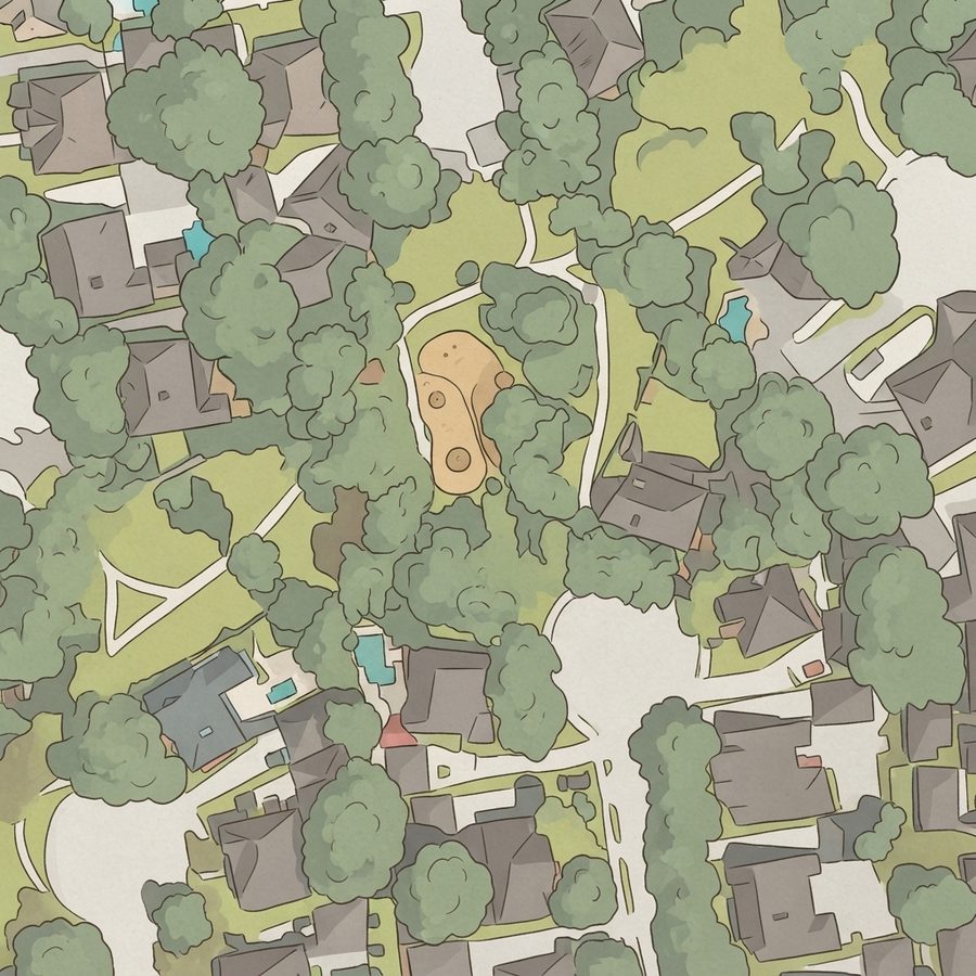 Illustrated map of Playground