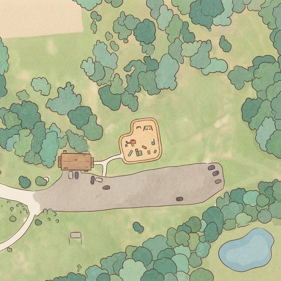 Illustrated map of Playground