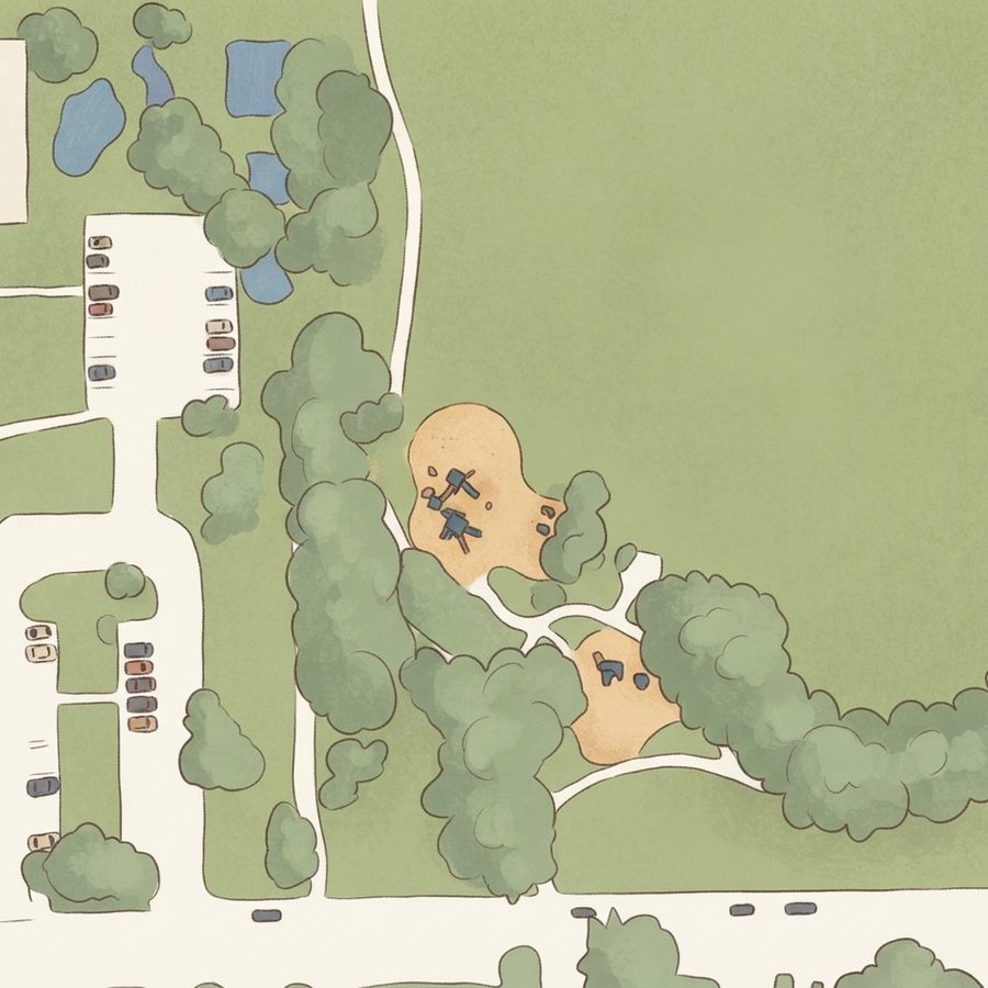Illustrated map of Playground