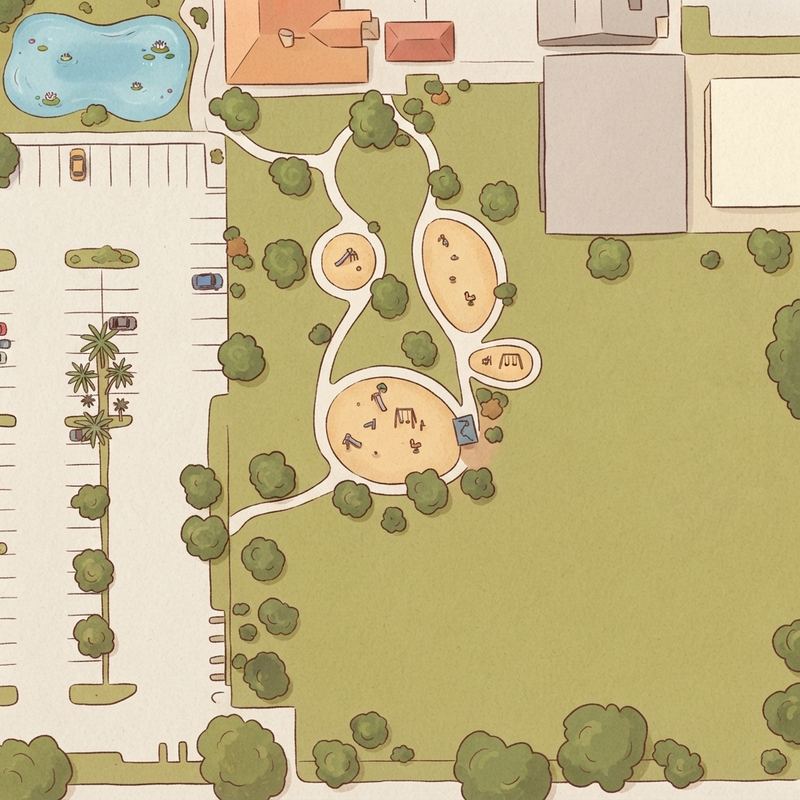 Illustrated map of Playground