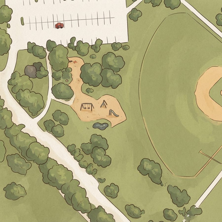 Illustrated map of Playground