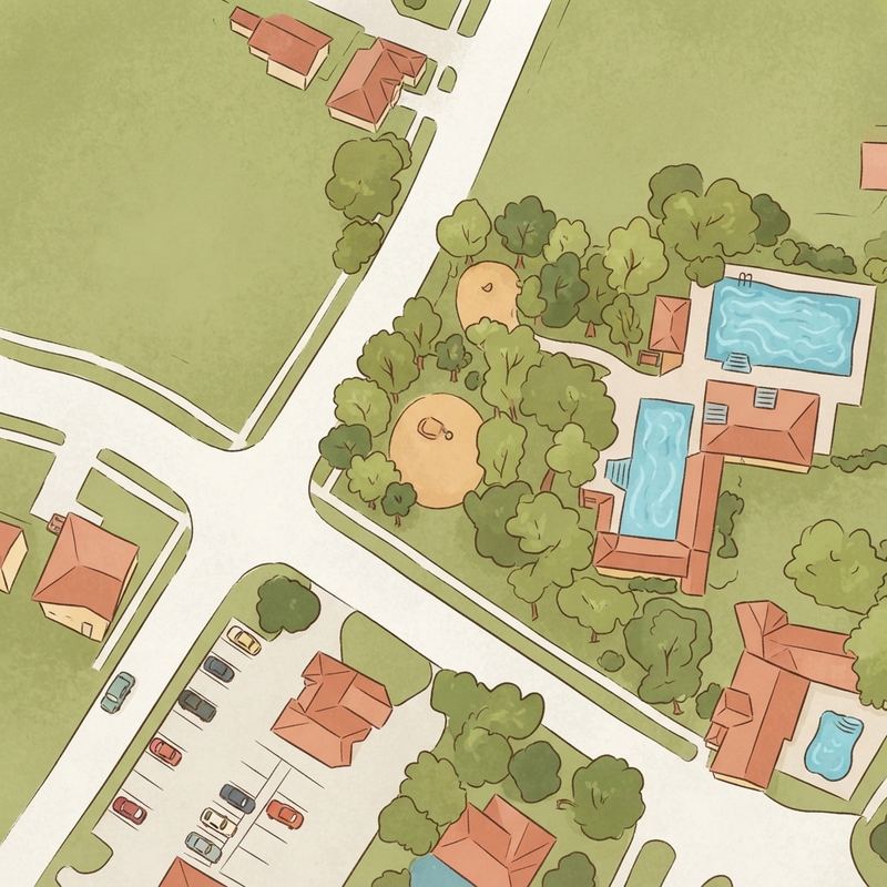 Illustrated map of Playground