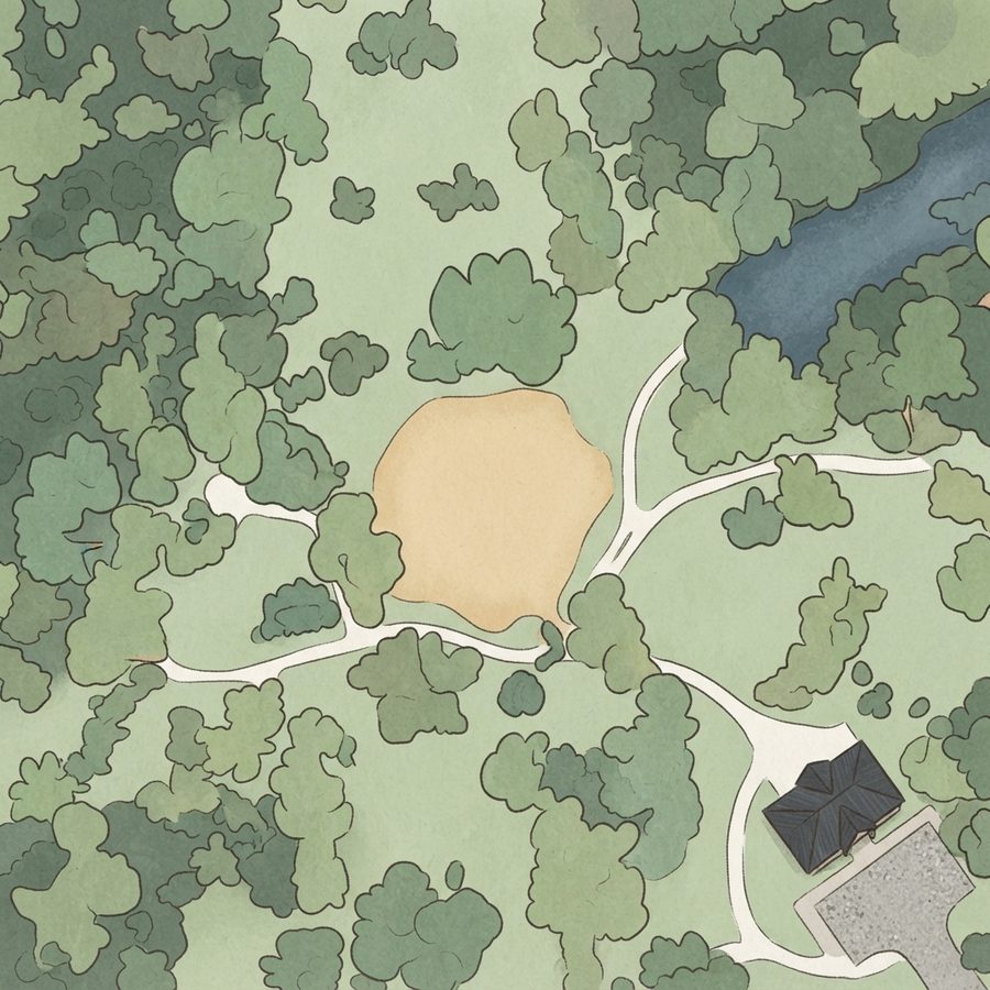 Illustrated map of Playground