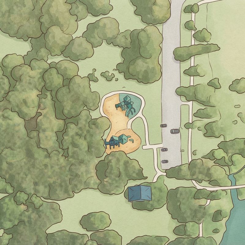 Illustrated map of Playground