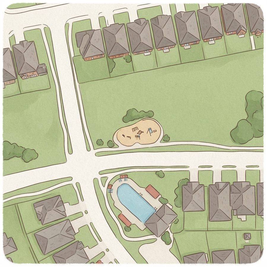 Illustrated map of Playground