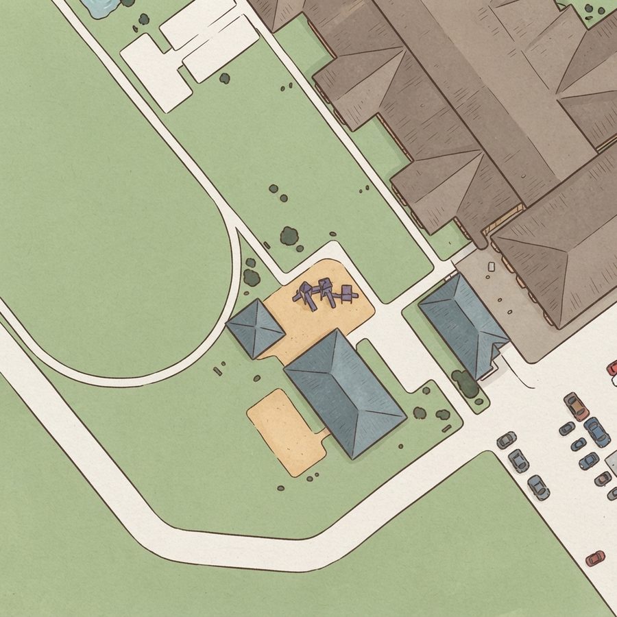 Illustrated map of Playground
