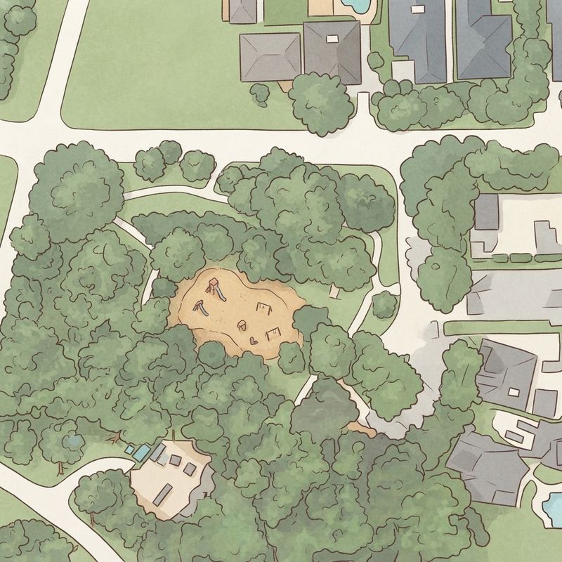 Illustrated map of Playground