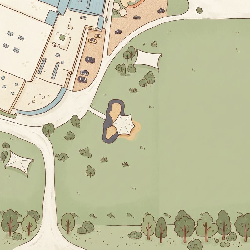 Illustrated map of Playground