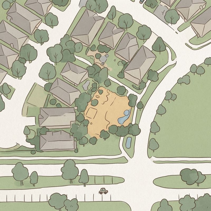 Illustrated map of Playground
