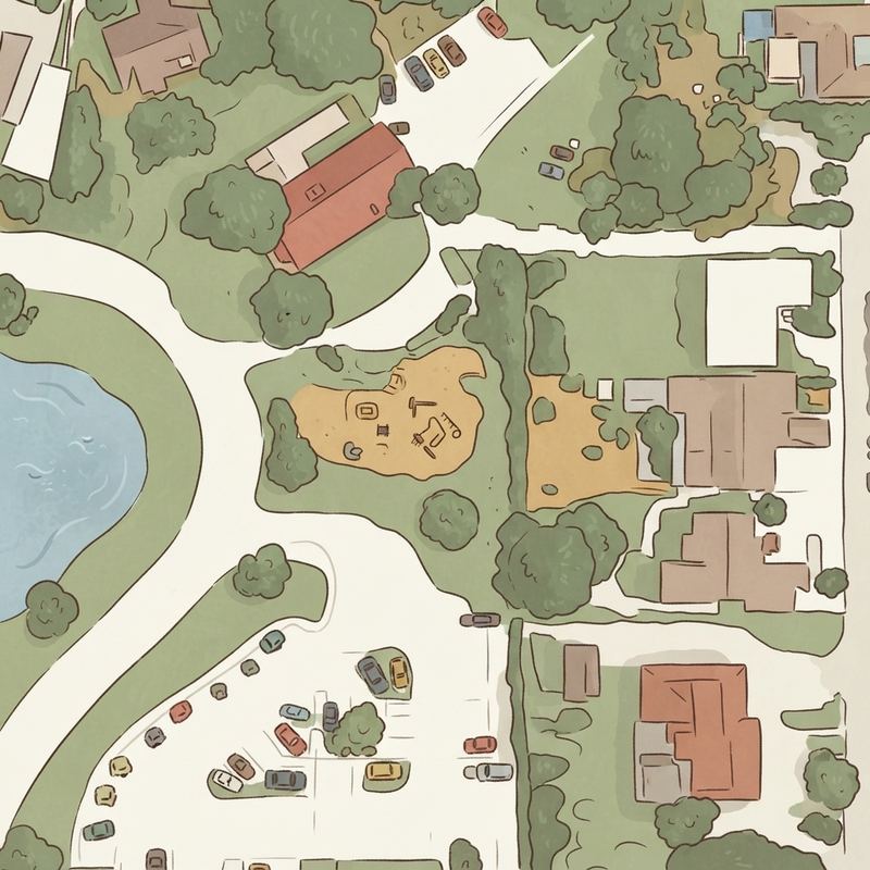 Illustrated map of Playground