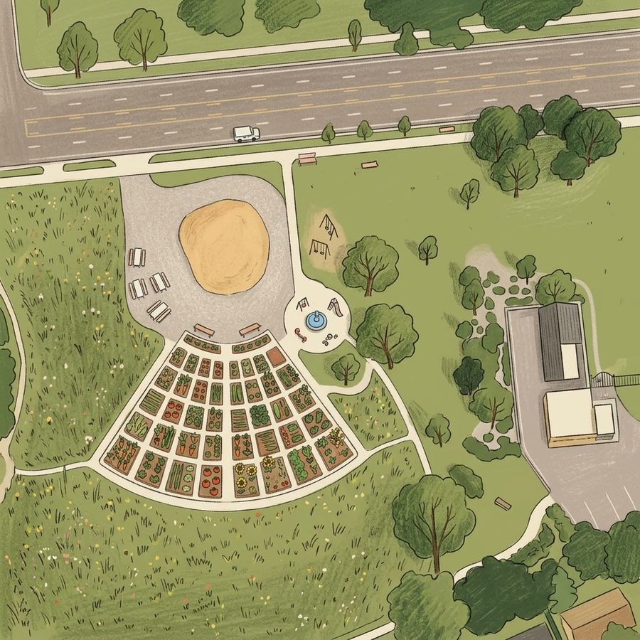 Illustrated map of Playground