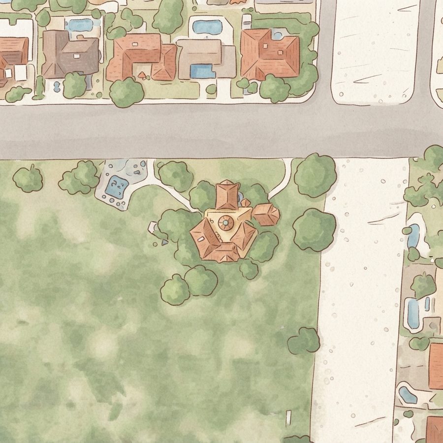 Illustrated map of Playground