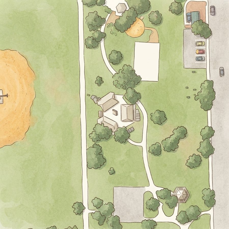 Illustrated map of Playground