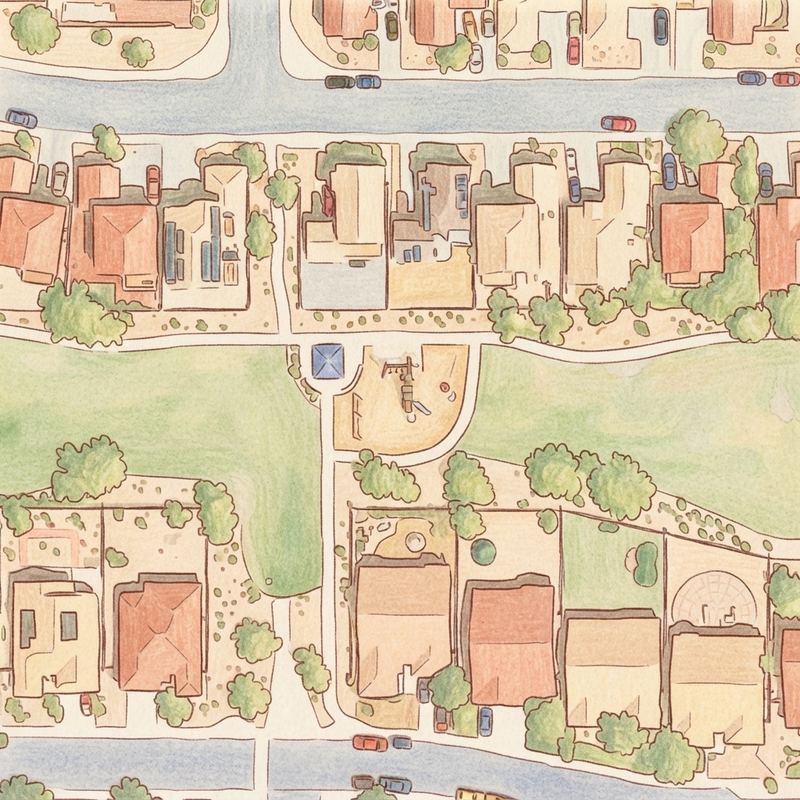 Illustrated map of Playground