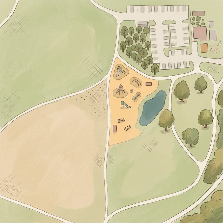 Illustrated map of Playground