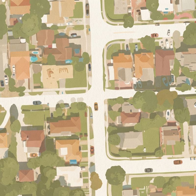 Illustrated map of Playground