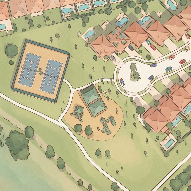 Illustrated map of Playground