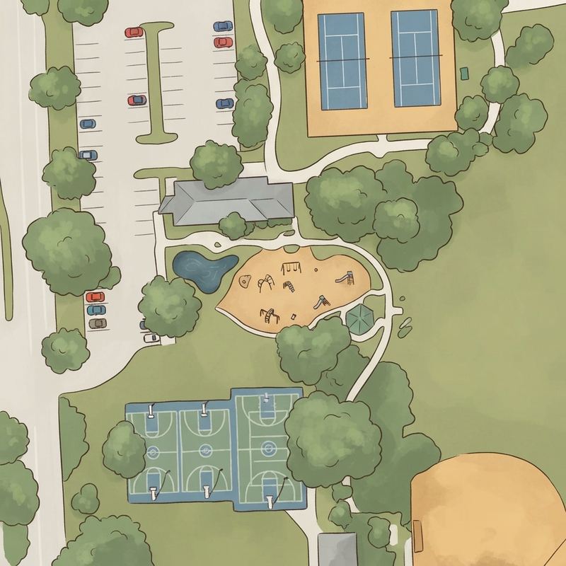 Illustrated map of Playground