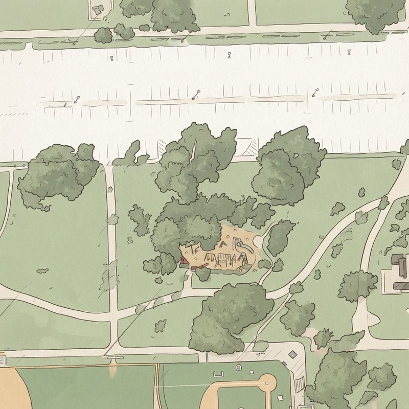 Illustrated map of Playground