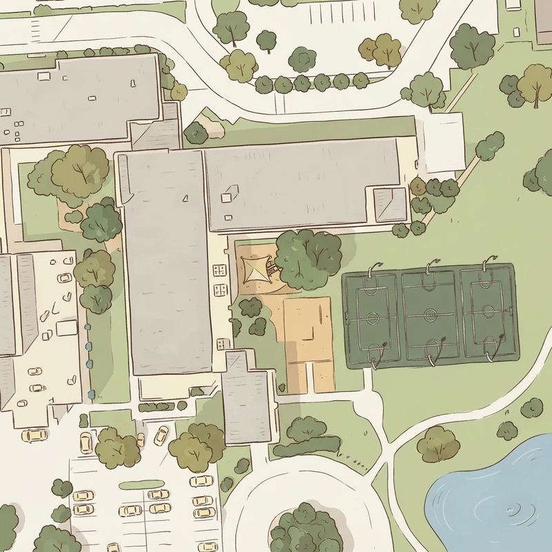 Illustrated map of Playground