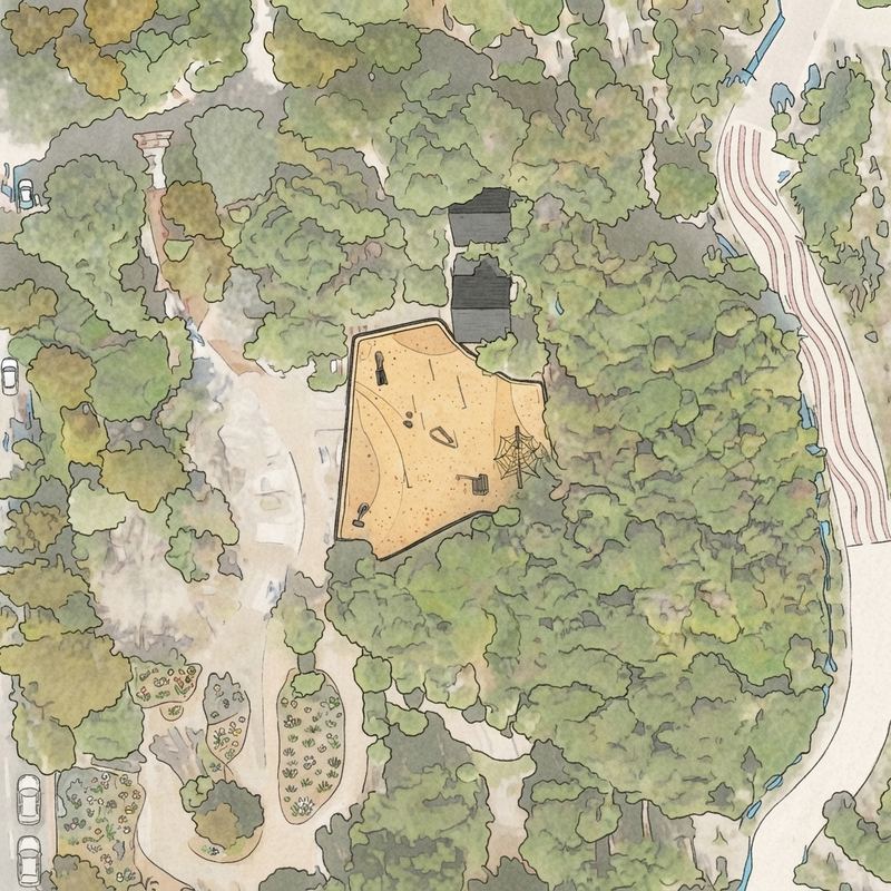 Illustrated map of Playground