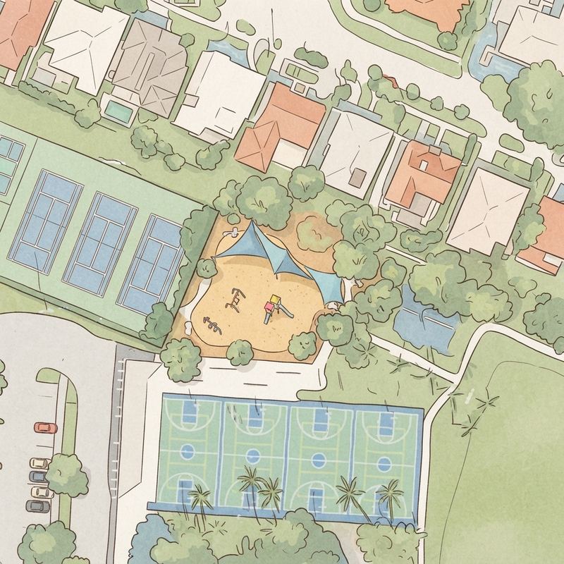 Illustrated map of Playground