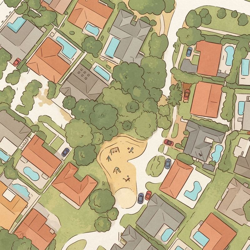 Illustrated map of Playground